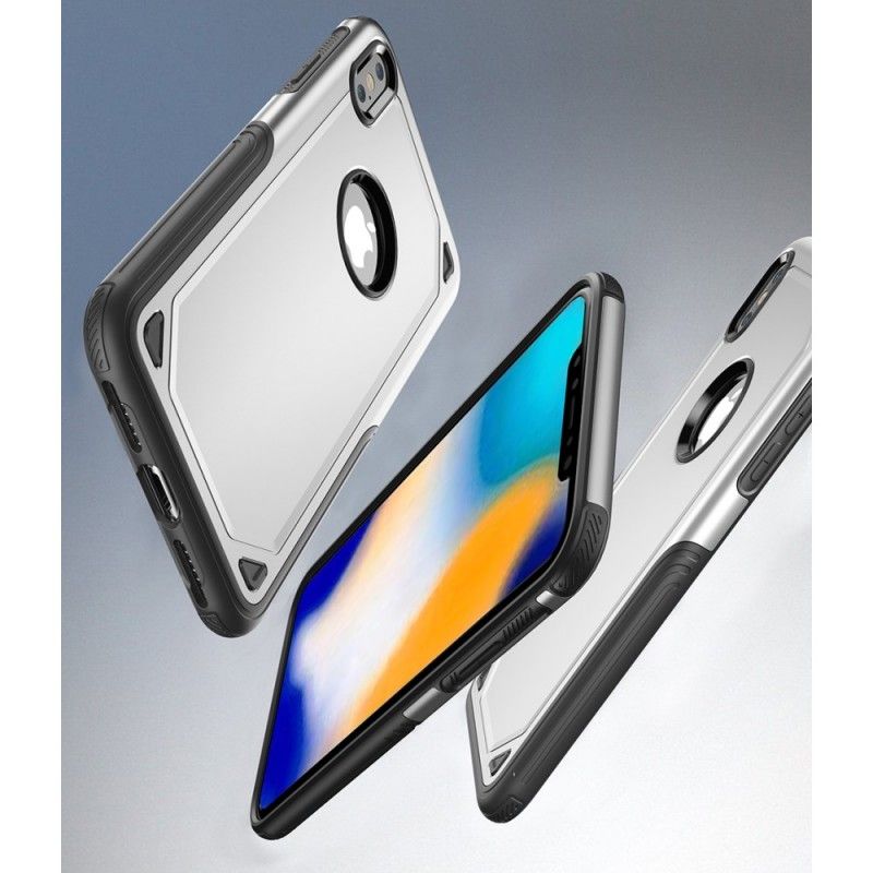 Skal för iPhone XR Svart Premium Metalleffekt