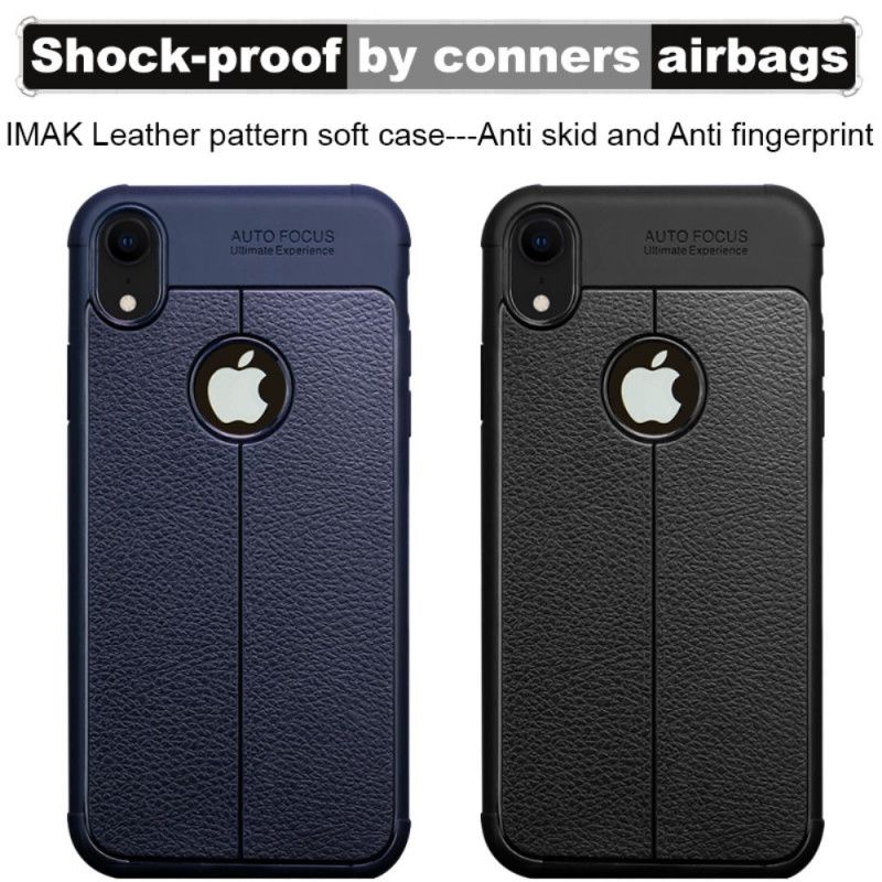 Skal iPhone XR Imak Konstläder Söm