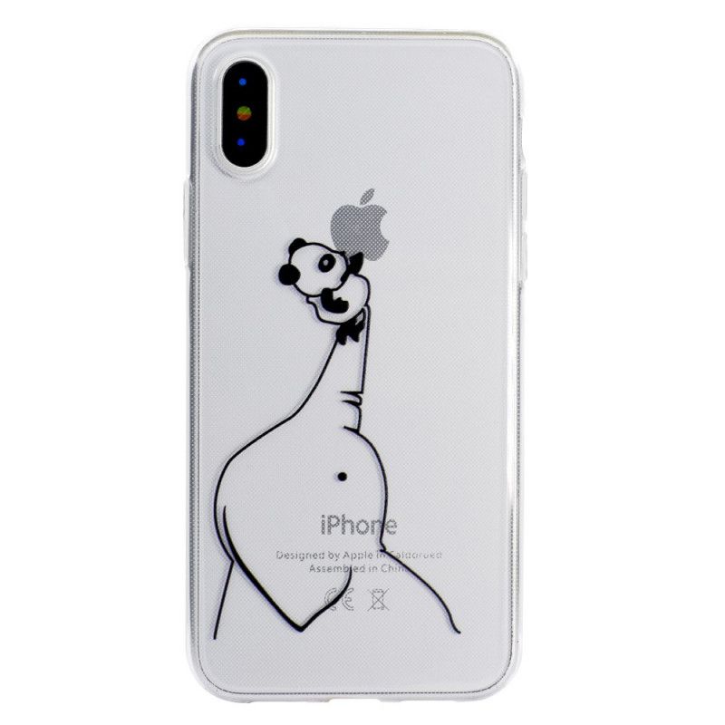 Skal iPhone XR Logotyp Pandaspel 3