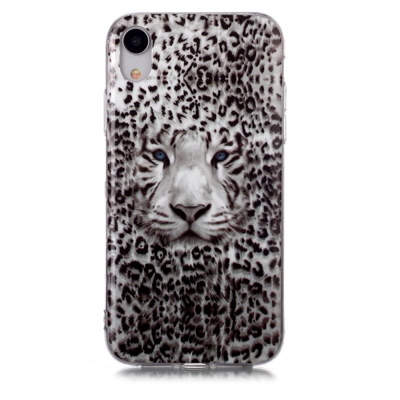 Skal iPhone XR Mobilskal Fluorescerande Leopard