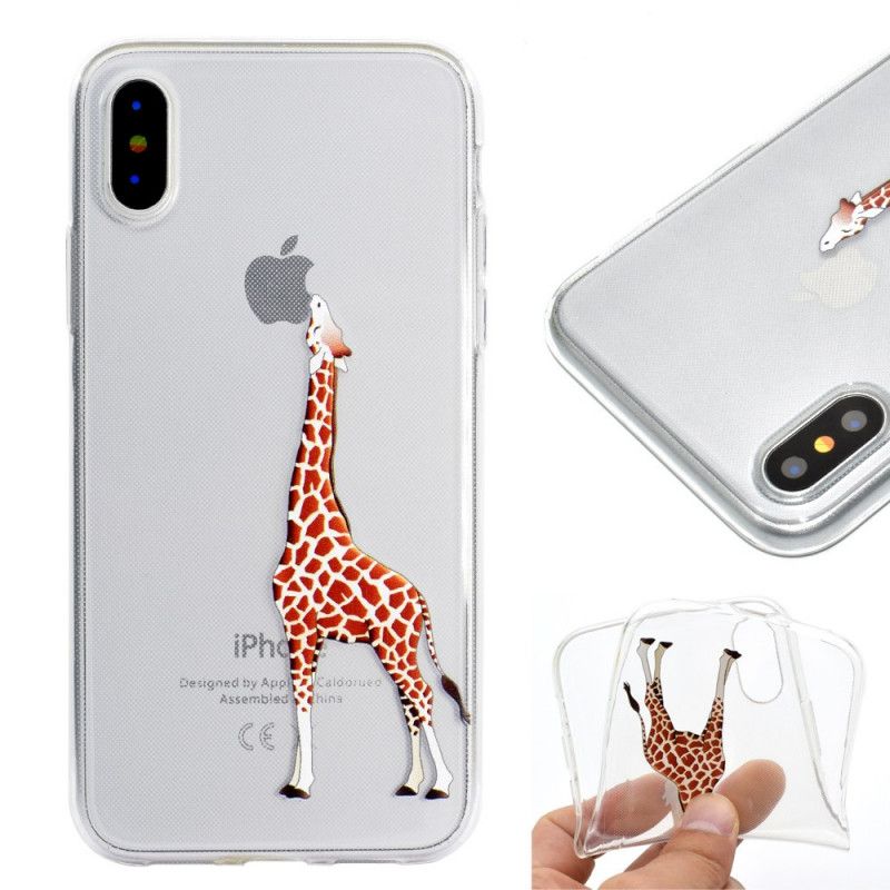 Skal iPhone XR Mobilskal Giraffspel Med Logotyp