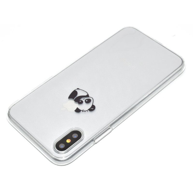 Skal iPhone XR Panda-Spel Med Logotyp