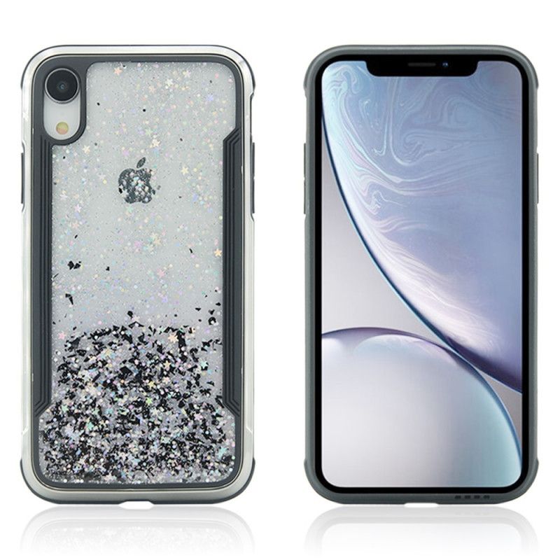 Skal iPhone XR Röd Glittertrend