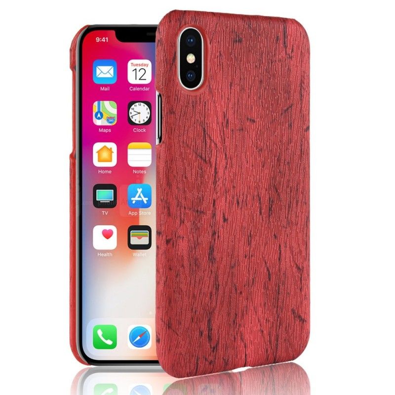 Skal iPhone XR Svart Elementserie I Trä