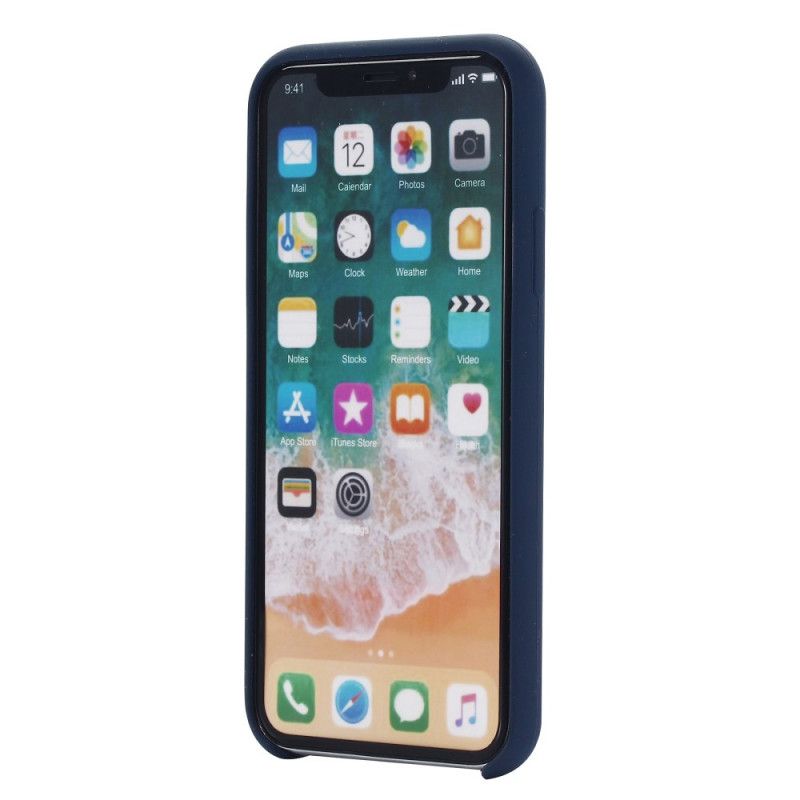 Skal iPhone XR Svart Flytande Silikon