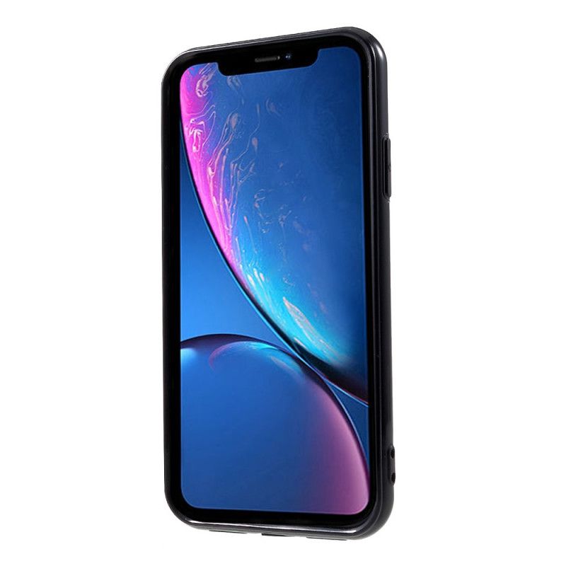 Skal iPhone XR Svart Genomskinliga Silikonkanter