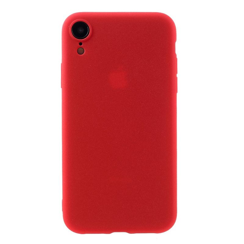 Skal iPhone XR Svart Mattsilikon