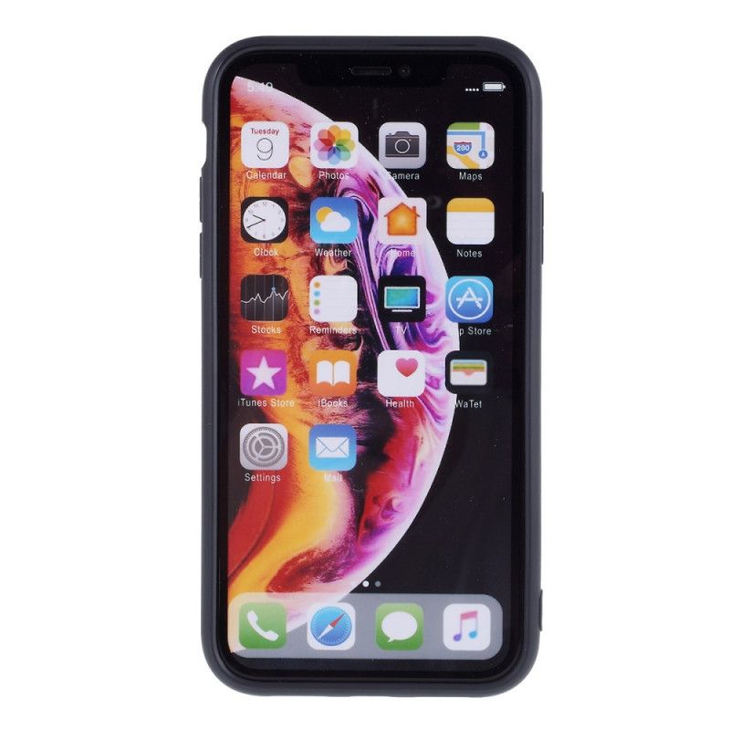 Skal iPhone XR Svart Silikonfinhet 2.5 Mm