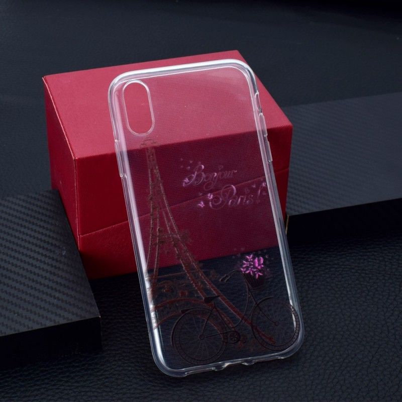 Skal iPhone XR Transparent Hej Paris