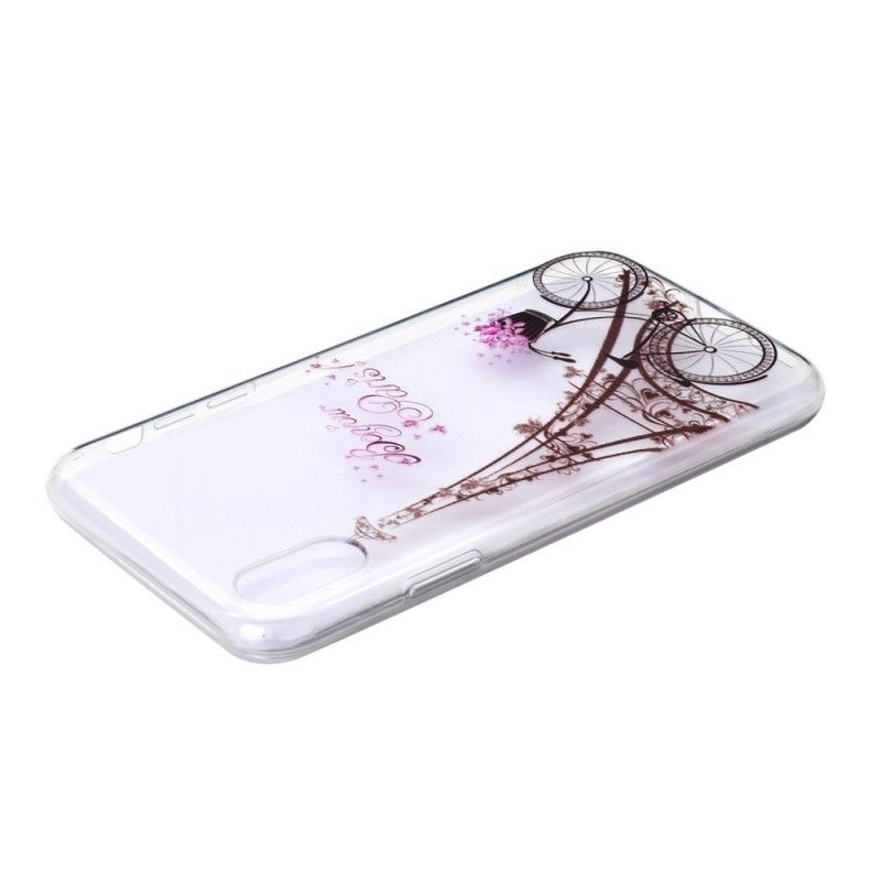 Skal iPhone XR Transparent Hej Paris