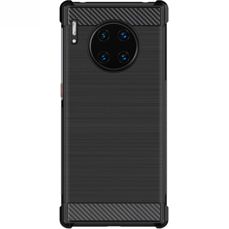 Skal Huawei Mate 30 Pro Imak Vega-Serie Borstad Kolfiber