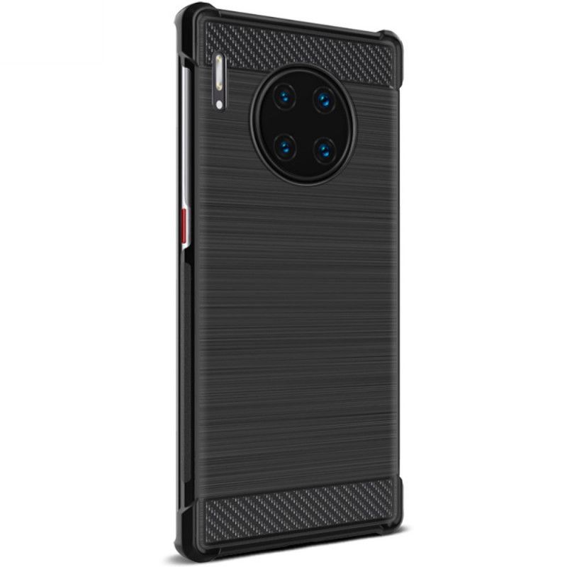 Skal Huawei Mate 30 Pro Imak Vega-Serie Borstad Kolfiber