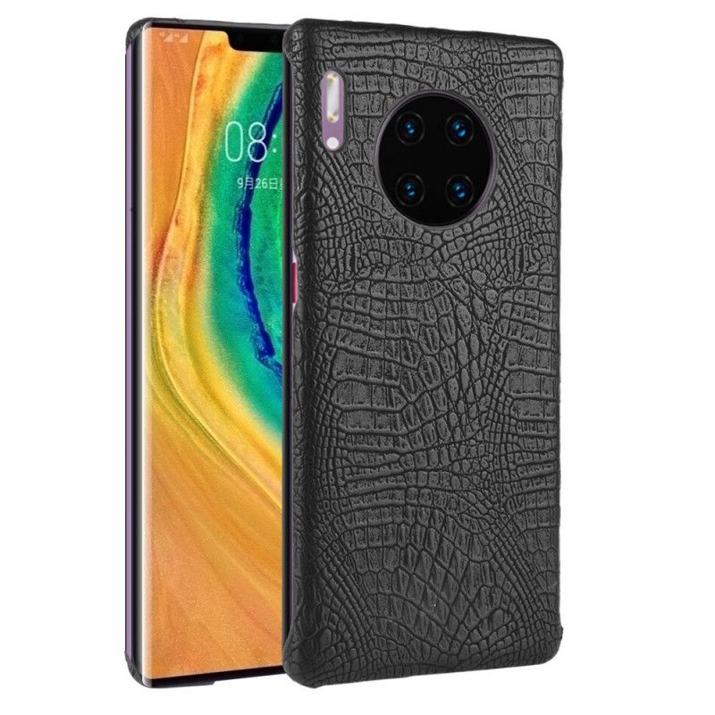 Skal Huawei Mate 30 Pro Svart Krokodilhudstil