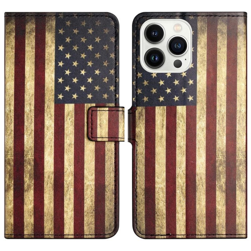 Fodral iPhone 16 Pro Max Amerikansk Flagga