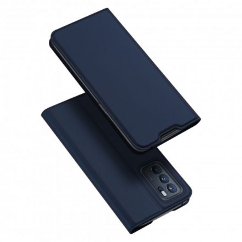 Folio-fodral Oppo Reno 6 Pro 5g Skin Pro Series Dux Ducis