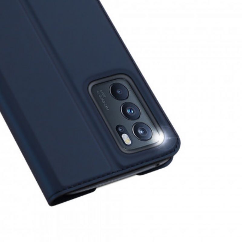 Folio-fodral Oppo Reno 6 Pro 5g Skin Pro Series Dux Ducis