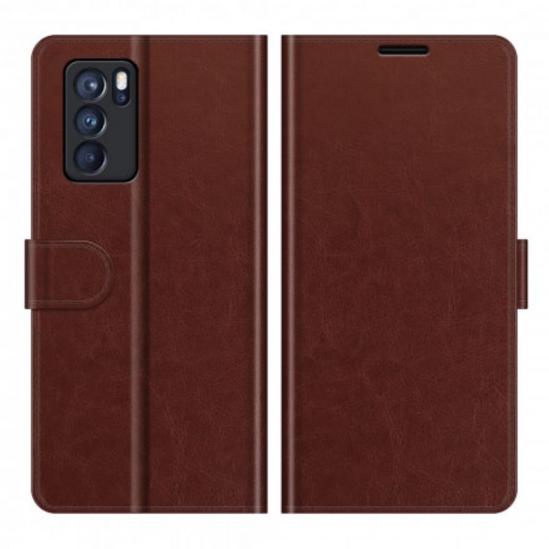 Läderskal Fodral Oppo Reno 6 Pro 5g Faux Leather Ultra