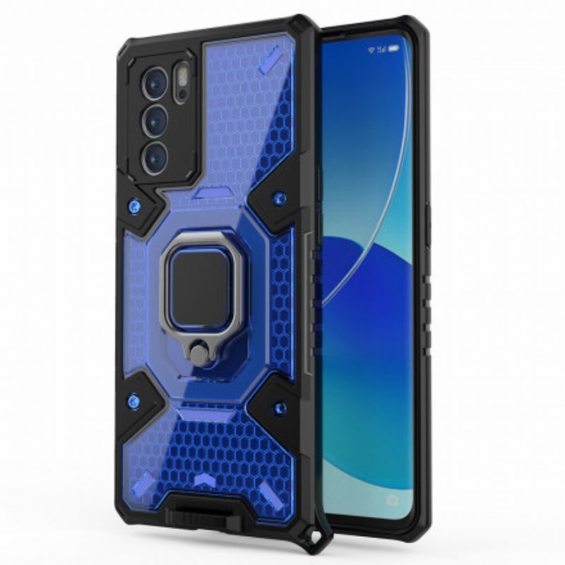 Skal Oppo Reno 6 Pro 5g Honeycomb Med Ring