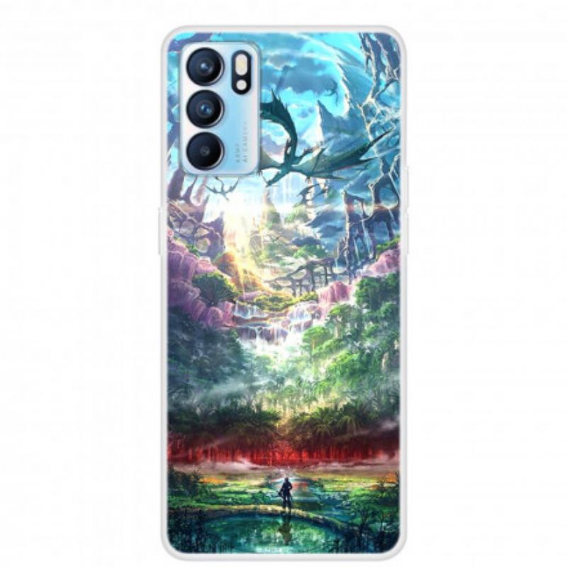 Skal Oppo Reno 6 Pro 5g Telefonfodral Dragon