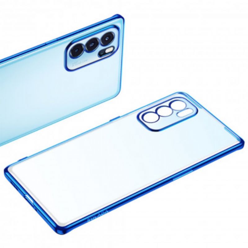 Skal Oppo Reno 6 Pro 5g Transparent Edges Style Metal Sulada