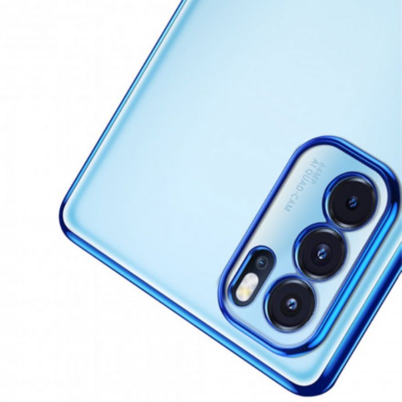 Skal Oppo Reno 6 Pro 5g Transparent Edges Style Metal Sulada