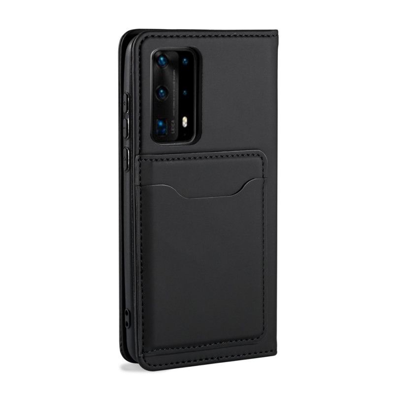 Folio-fodral Huawei P40 Pro Svart Stödkorthållare