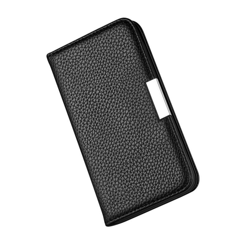 Folio-fodral Huawei P40 Pro Svart Ultra Chic Lychee Imitationsläder