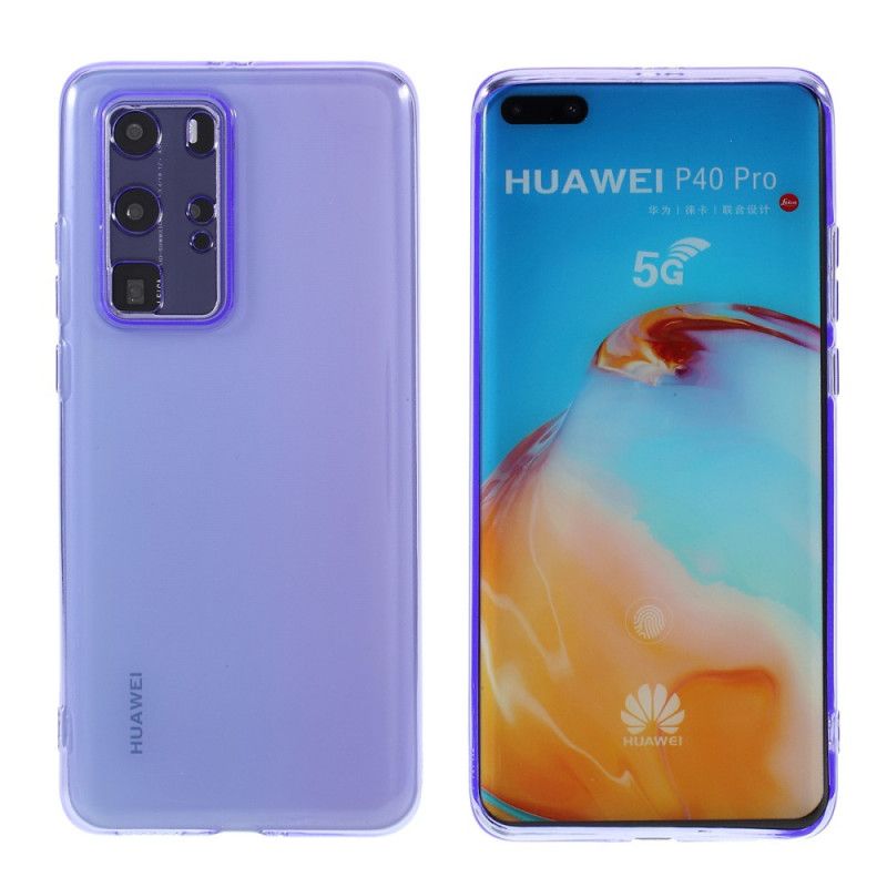 Skal Huawei P40 Pro Magenta Silikonfärger