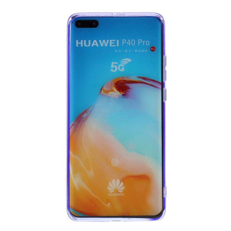 Skal Huawei P40 Pro Magenta Silikonfärger