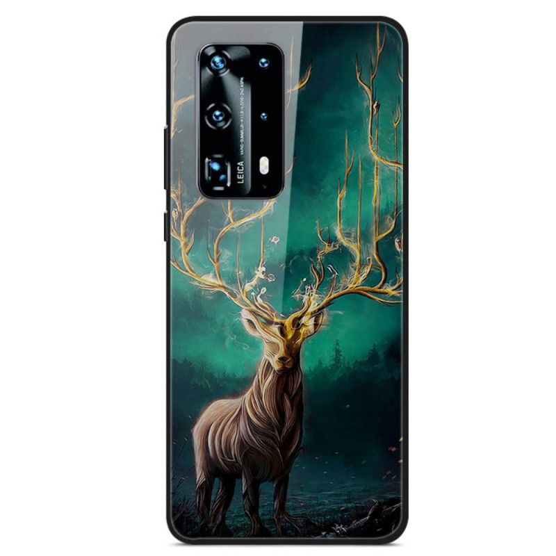 Skal Huawei P40 Pro Mobilskal Hjortkungshärdat Glas