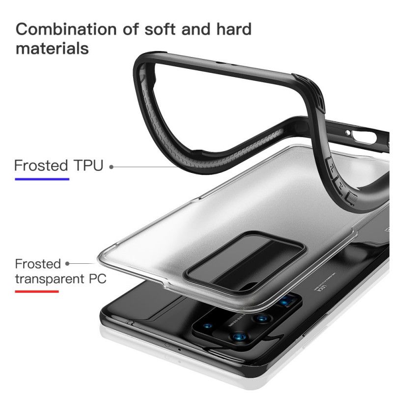 Skal Huawei P40 Pro Svart Avfasade Hybridkanter