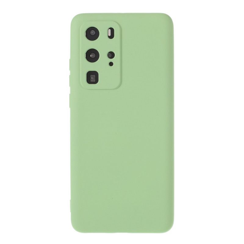 Skal Huawei P40 Pro Svart Flytande Silikon På X-Nivå