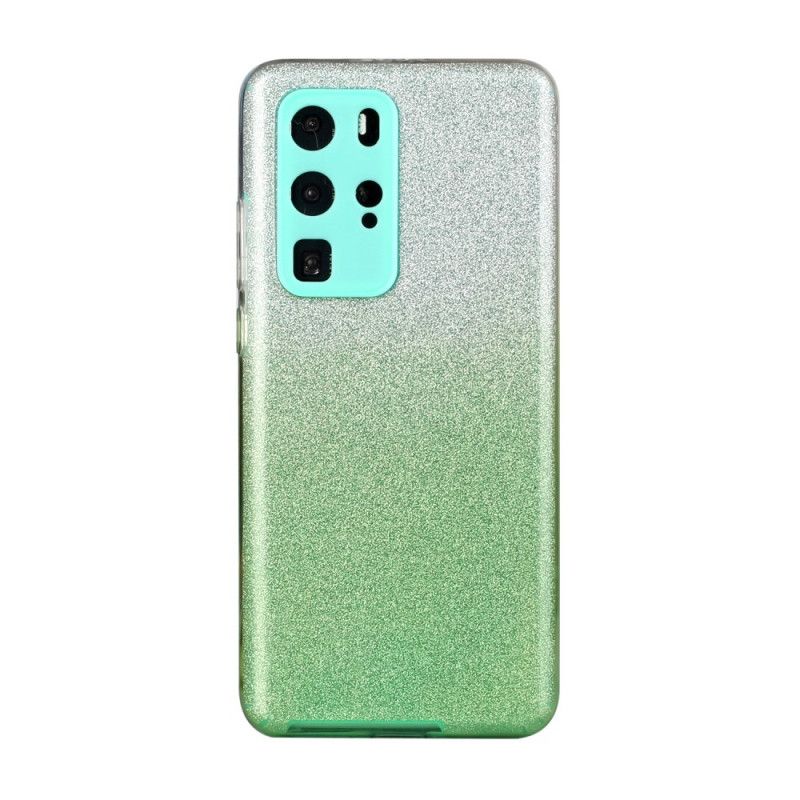 Skal Huawei P40 Pro Svart Glittergradient