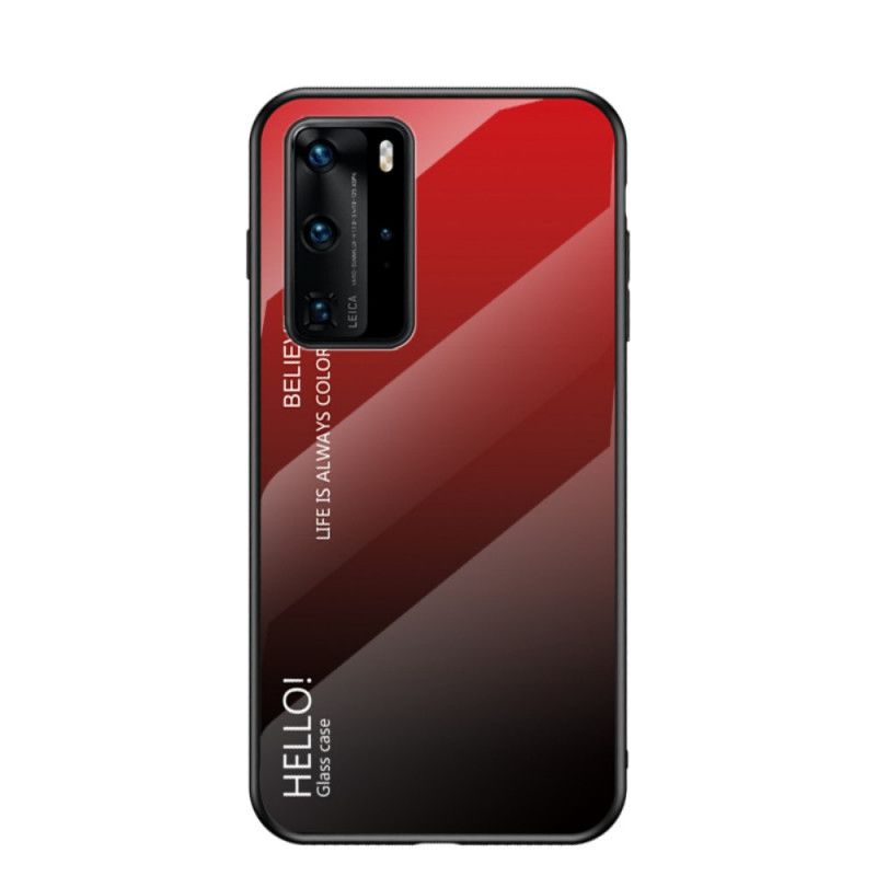 Skal Huawei P40 Pro Svart Hej Härdat Glas