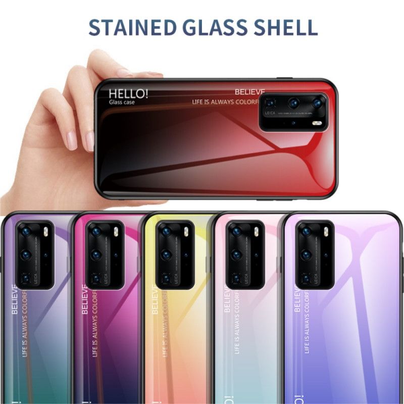 Skal Huawei P40 Pro Svart Hej Härdat Glas