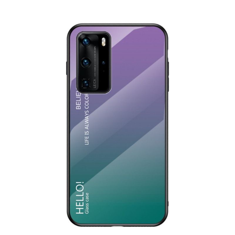 Skal Huawei P40 Pro Svart Hej Härdat Glas