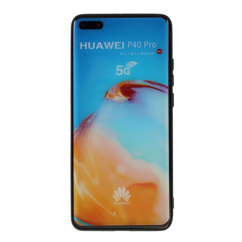 Skal Huawei P40 Pro Svart Mobilskal Frostat Silikon