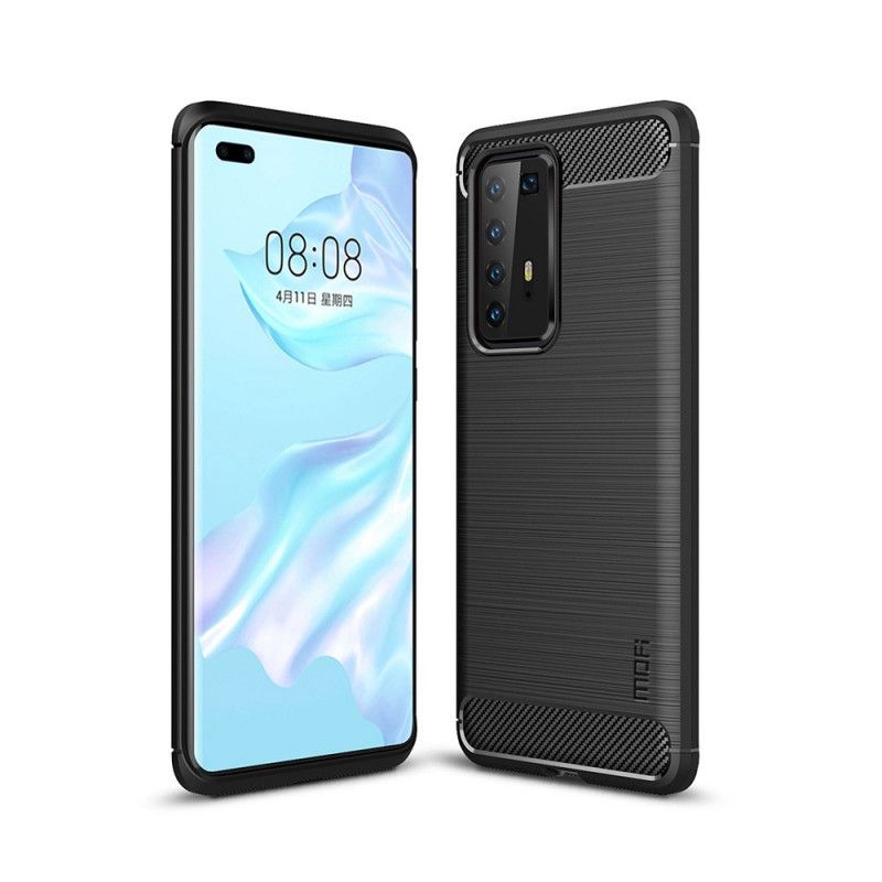 Skal Huawei P40 Pro Svart Mofi Borstat Kolfiber