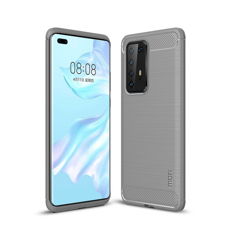 Skal Huawei P40 Pro Svart Mofi Borstat Kolfiber