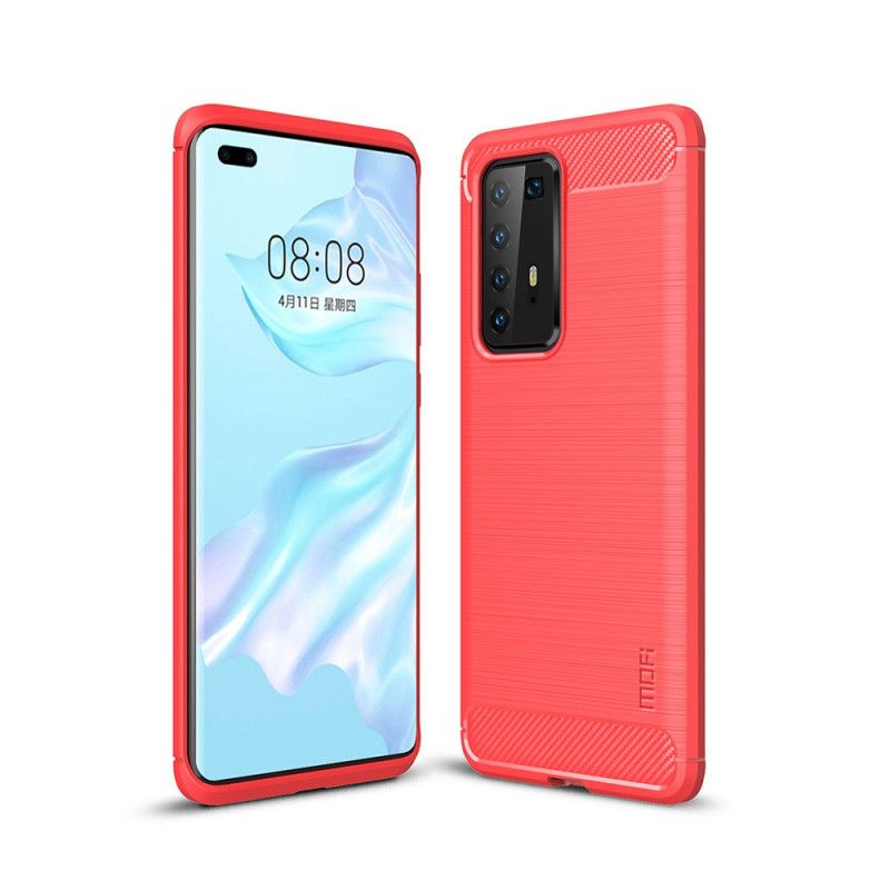 Skal Huawei P40 Pro Svart Mofi Borstat Kolfiber