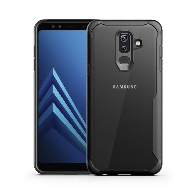 Skal Samsung Galaxy A6 Plus Röd Hybridavfasade Kanter