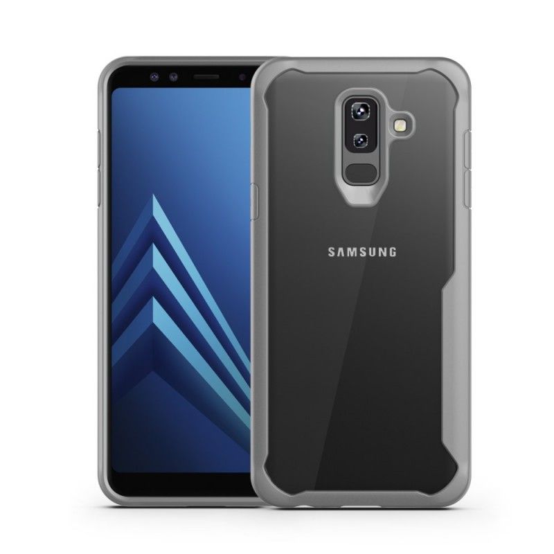 Skal Samsung Galaxy A6 Plus Röd Hybridavfasade Kanter