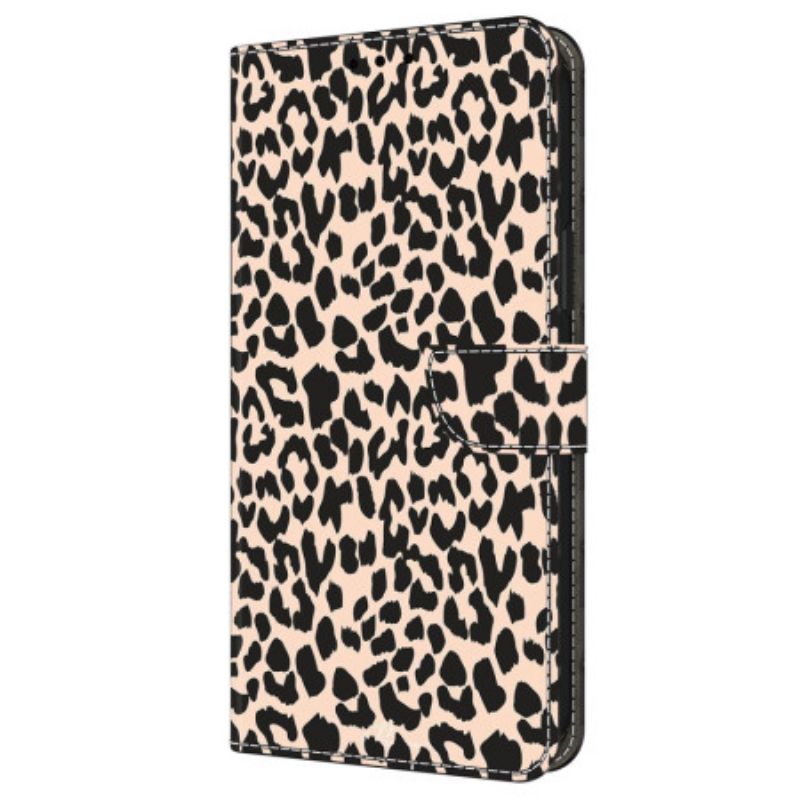 Fodral För Samsung Galaxy A16 5g Leopardmönster