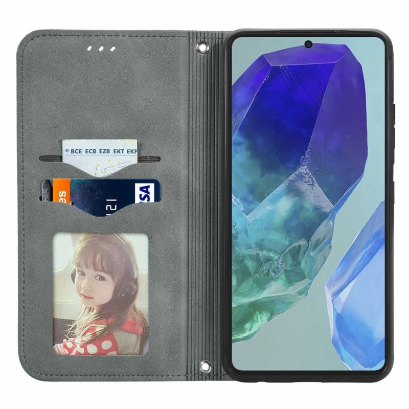 Folio-fodral För Samsung Galaxy A16 5g Mockastil