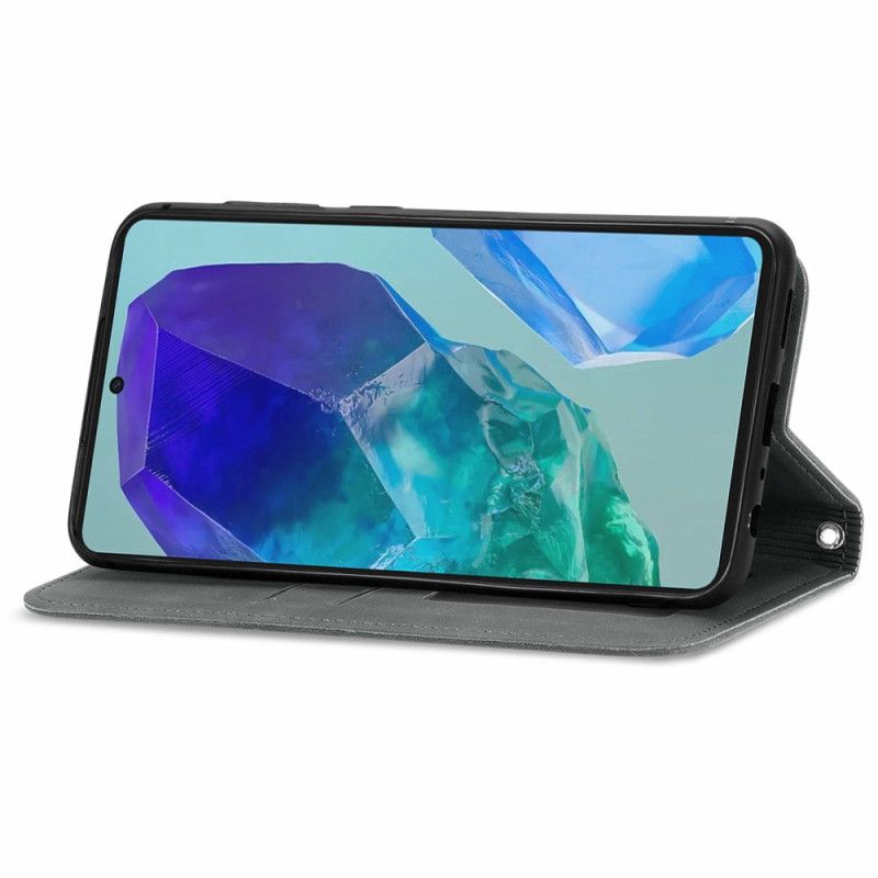 Folio-fodral För Samsung Galaxy A16 5g Mockastil