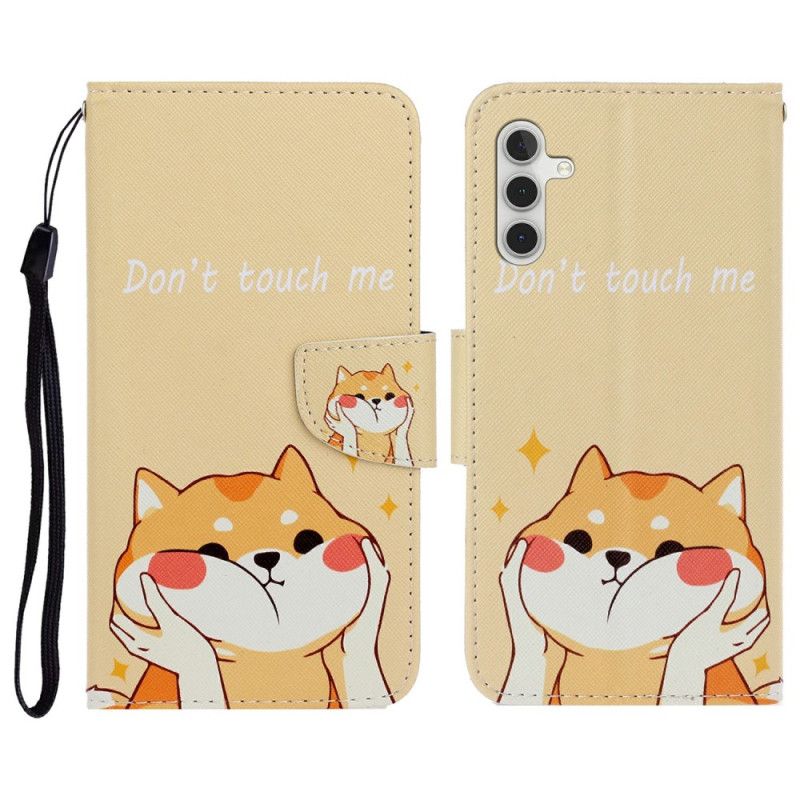 Läderfodral Samsung Galaxy A16 5g Telefonfodral Shiba Inu