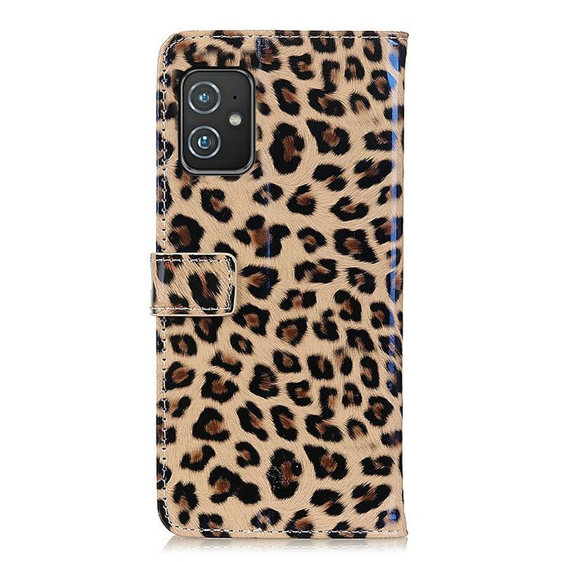 Fodral Asus Zenfone 8 Enkel Leopard