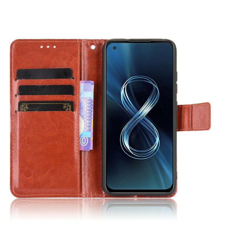 Fodral Asus Zenfone 8 Flashigt Konstläder