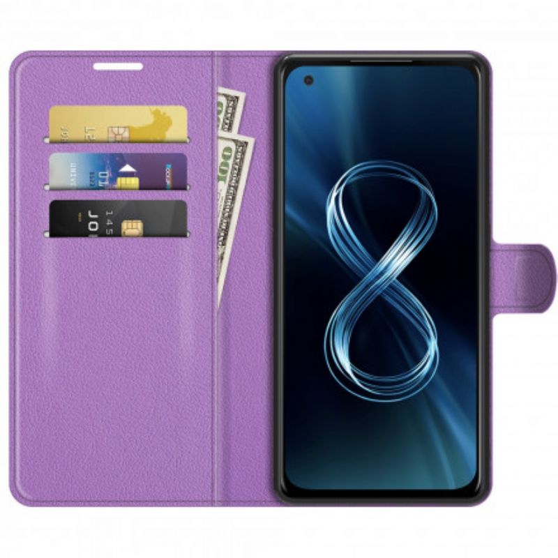 Fodral Asus Zenfone 8 Klassiskt Konstläder