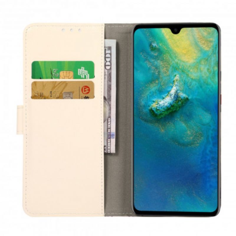 Läderfodral Asus Zenfone 8 Telefonfodral Rita Fjärilar Och Blommor